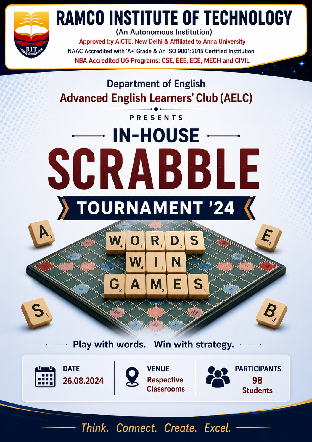 In-house Scrabble Tournament '24